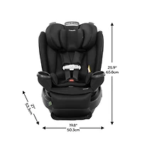 Siège d’auto Rotatif tout-en-un Gold Revolve360 Extend avec SensorSafe - Onyx