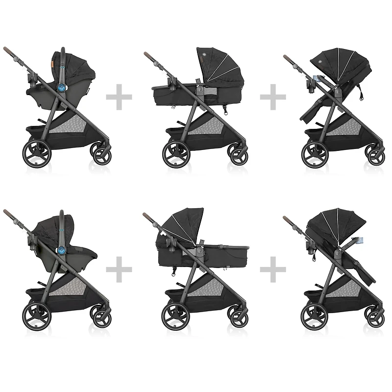 Système de Voyage Shyft Intuiti avec Siège d’Auto Revolve 180 Litemax NXT - Noir Dubhan