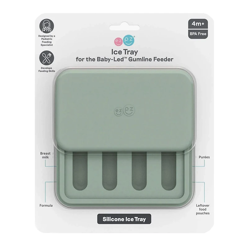 Silicone Ice Mold for the Baby-Led Gumline Feeder