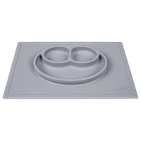 Napperon Assiette Antidérapant Happy Mat - Gris
