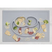 Napperon Assiette Antidérapant Happy Mat - Gris