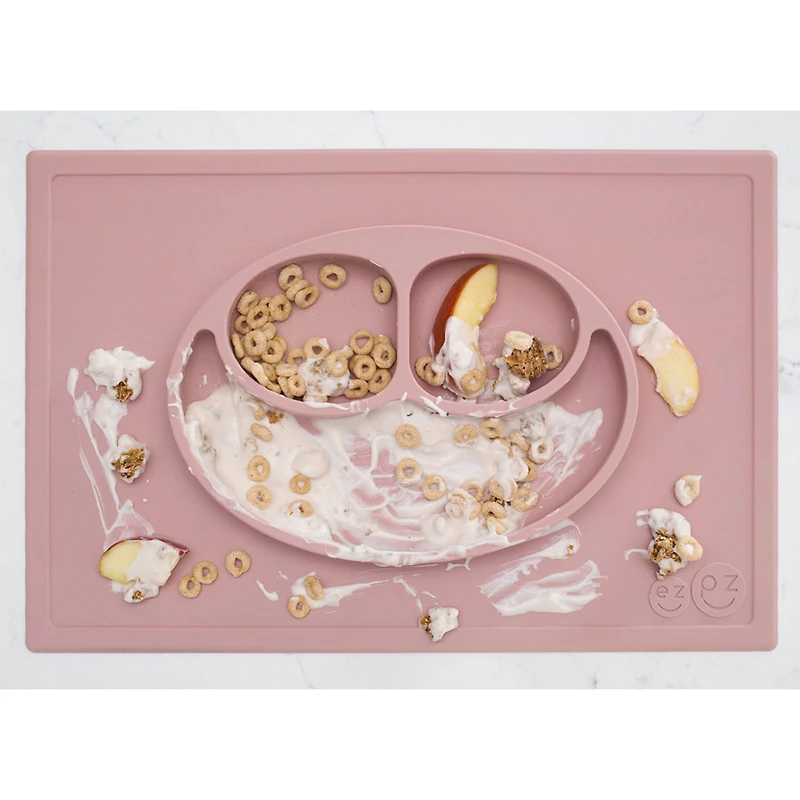 Napperon Assiette Antidérapant Happy Mat - Rose Blush
