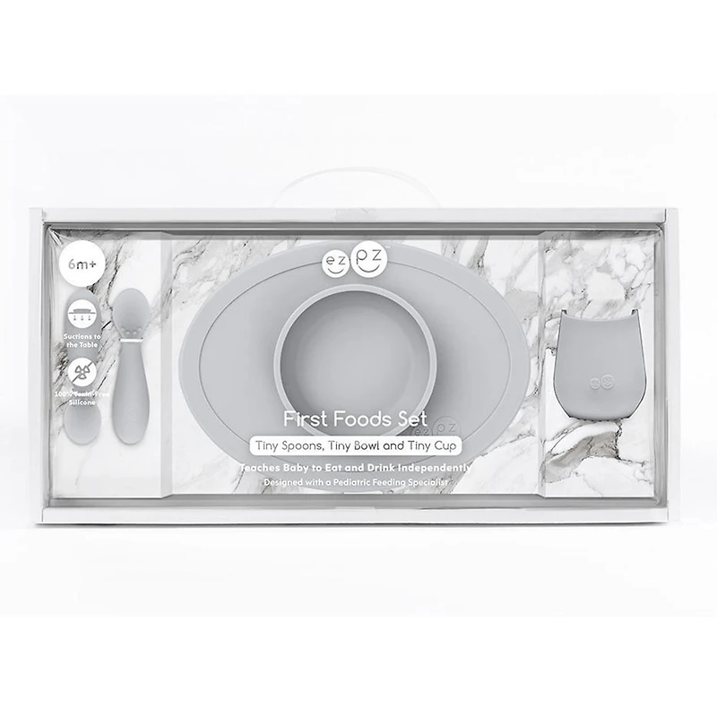 First Foods Set - Pewter Grey