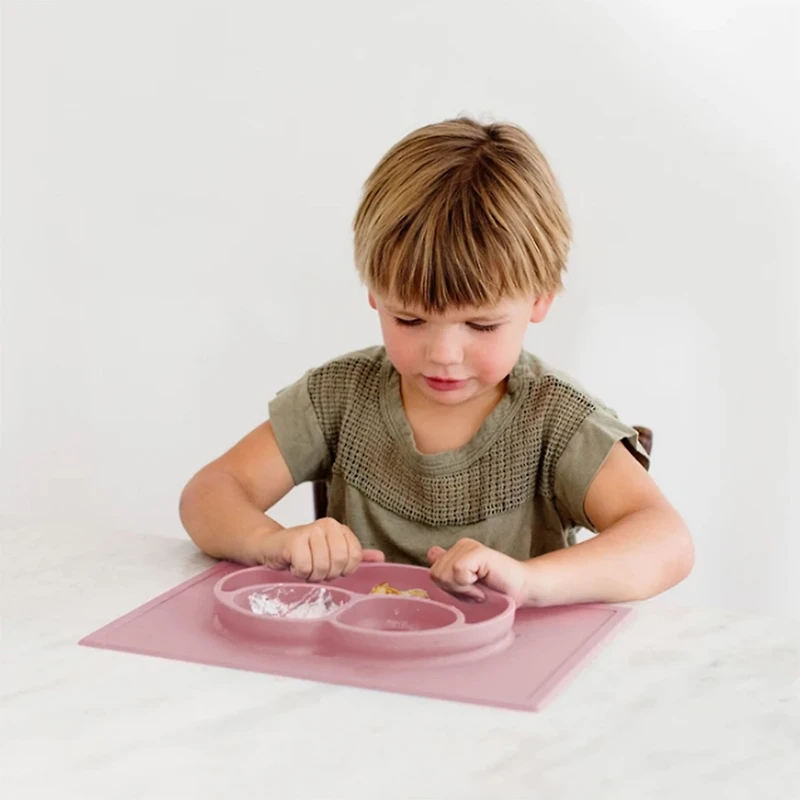 Napperon Assiette Antidérapant Happy Mat - Rose Blush