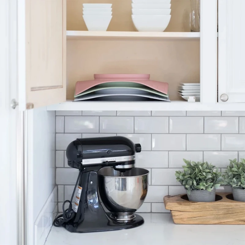 Napperon Assiette Antidérapant Happy Mat - Gris