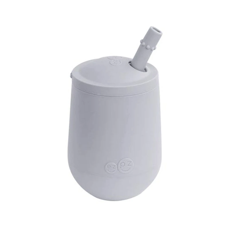 Mini Cup + Straw Training System - Pewter Grey