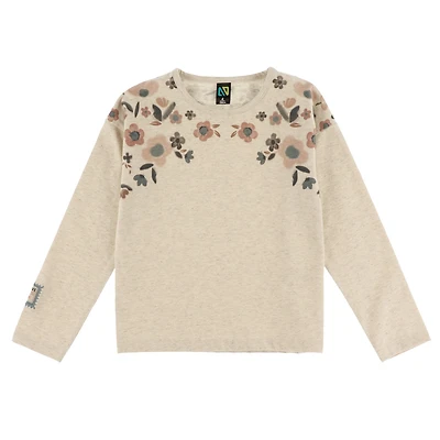 Flowers Printed T-shirt 2-12