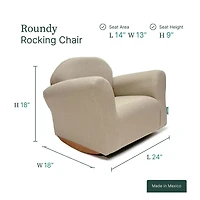 Fauteuil Berçant Roundy Latté