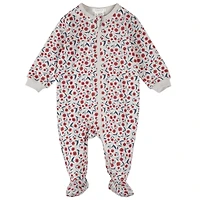 Poppies Printed Pajamas 0-12m
