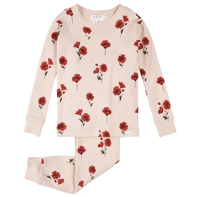 Pyjama Deux Pièces Coquelicots 12-24mois