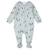 Penguins Ribbed Pajamas 0-12m