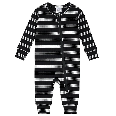 Penguins Striped Pajamas 0-24m
