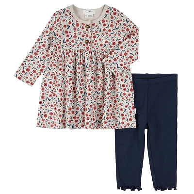 Ensemble Robe Coquelicots 3-24mois