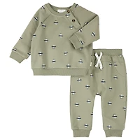 Seaplanes Fleece Set 3-24m