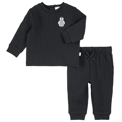 Penguins Quilted Set 3-24m