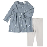 Leopard Dress Set 3-24m