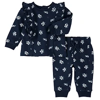 Leopard Fleece Set 3-24m