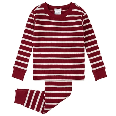 Striped Thermal Pajamas 12-24m