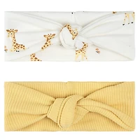 Giraffe 2-Pack Headbands 0-12m