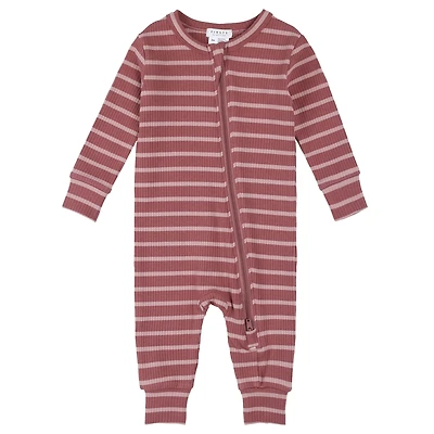 Apples Striped Pajamas 0-12m