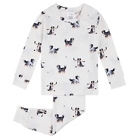 Pyjama Deux Pièces Chiens Hockey12-24mois