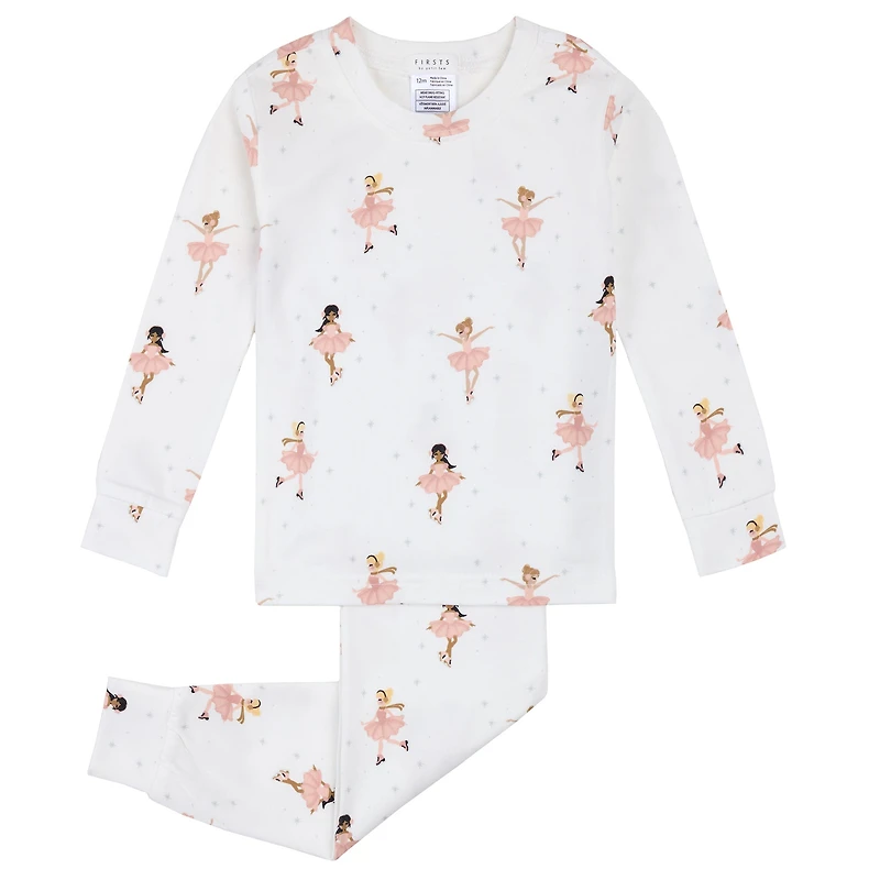 Skates Printed 2pc Pajamas