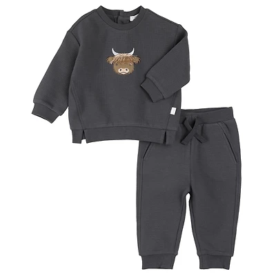 Ensemble Ottoman Vaches 3-24mois