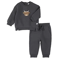 Ensemble Ottoman Vaches 3-24mois