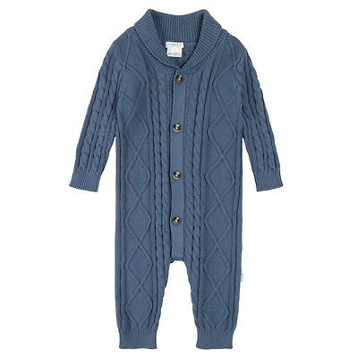 Cow Knit Romper 3-24m