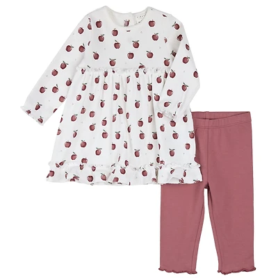 Apples Dress Set 3-24m