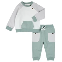 Ensemble Ouaté Bloc Hockey 3-24mois