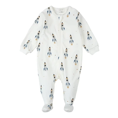 Space Rocket Pajamas 0-12m