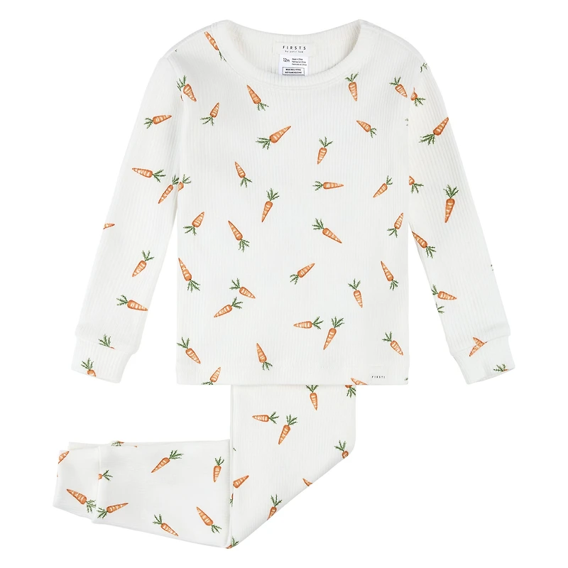Carrots Bunnies Pajamas 12-24m