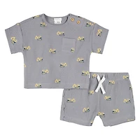 Ensemble Short Construction 3-24mois