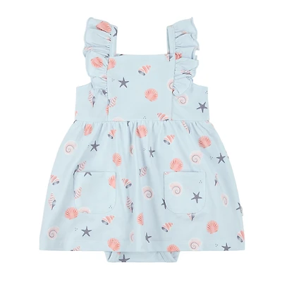 Dolphins Seashell Dress 3-24m