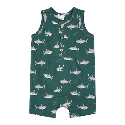 Sharks Romper 3-24m