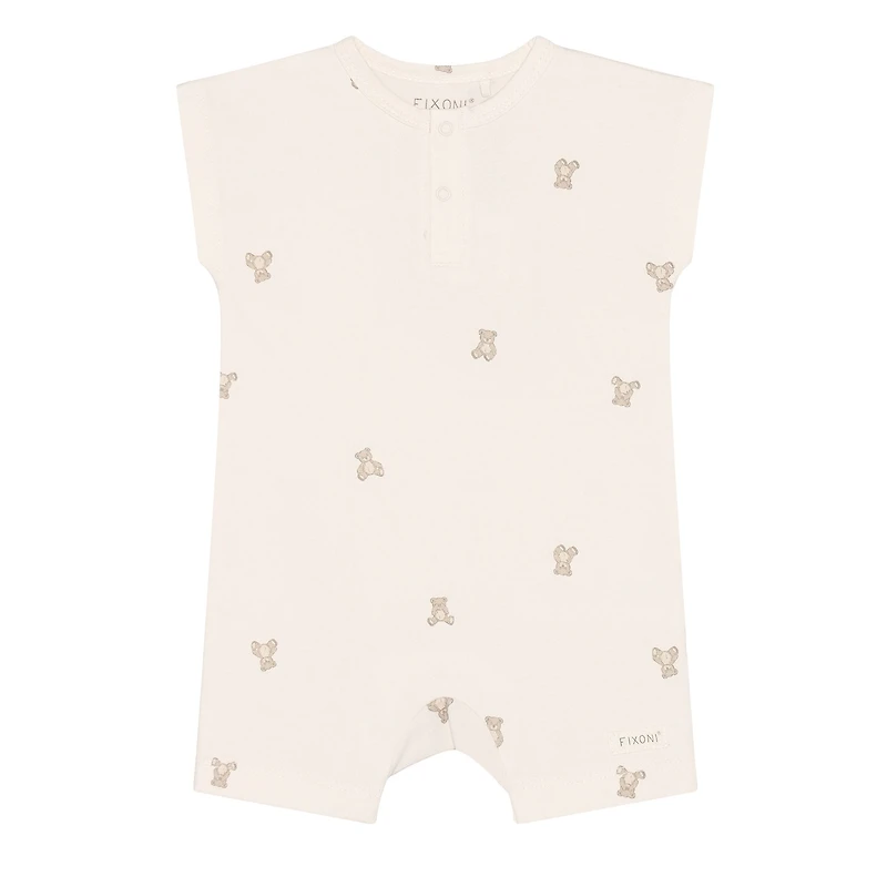 Bear Print Romper 12-24m