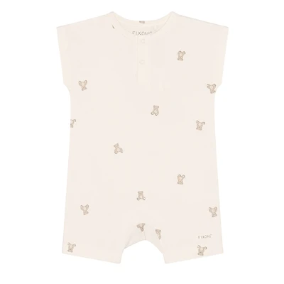 Bear Print Romper 12-24m