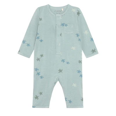 Turtle Print Romper 6-24m