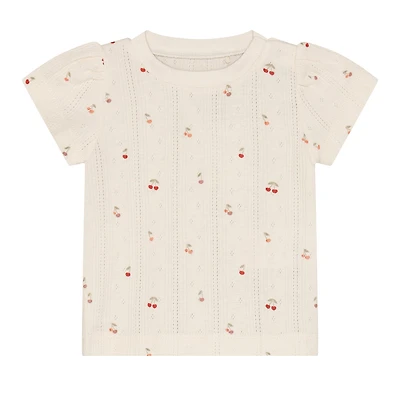 T-shirt Pointelle 6-24mois