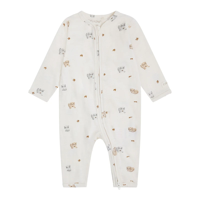 Raccoon Aop Pajamas 6-24m
