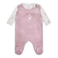 Velour Body Romper Set 6-24m