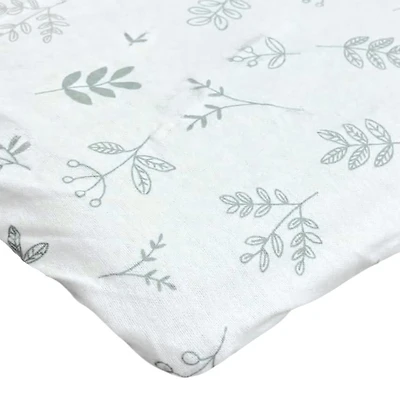 Playpen Fitted Sheet-leaves