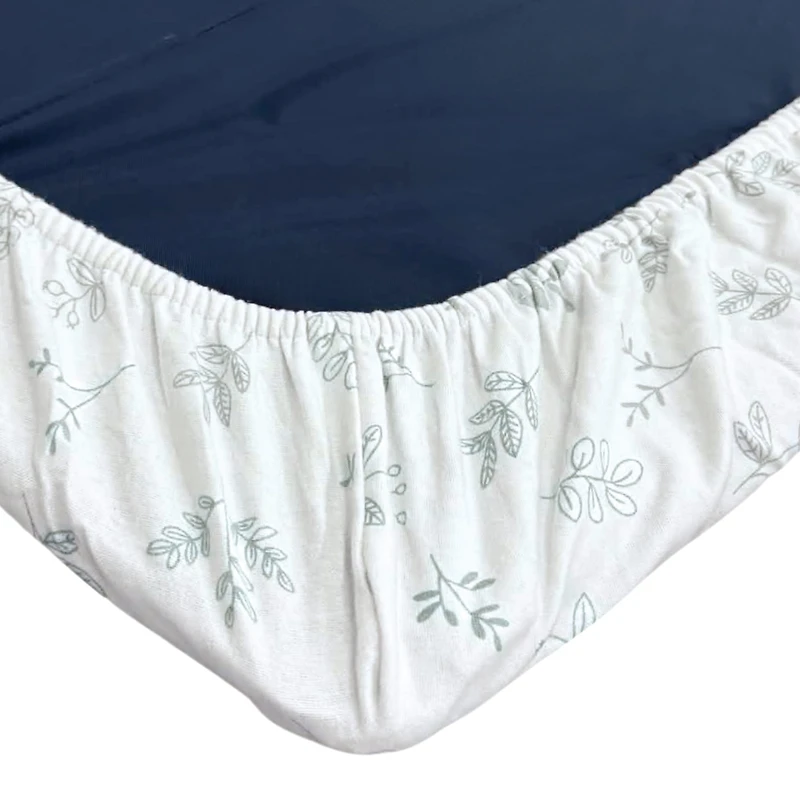 Playpen Fitted Sheet-leaves