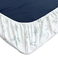 Playpen Fitted Sheet-leaves