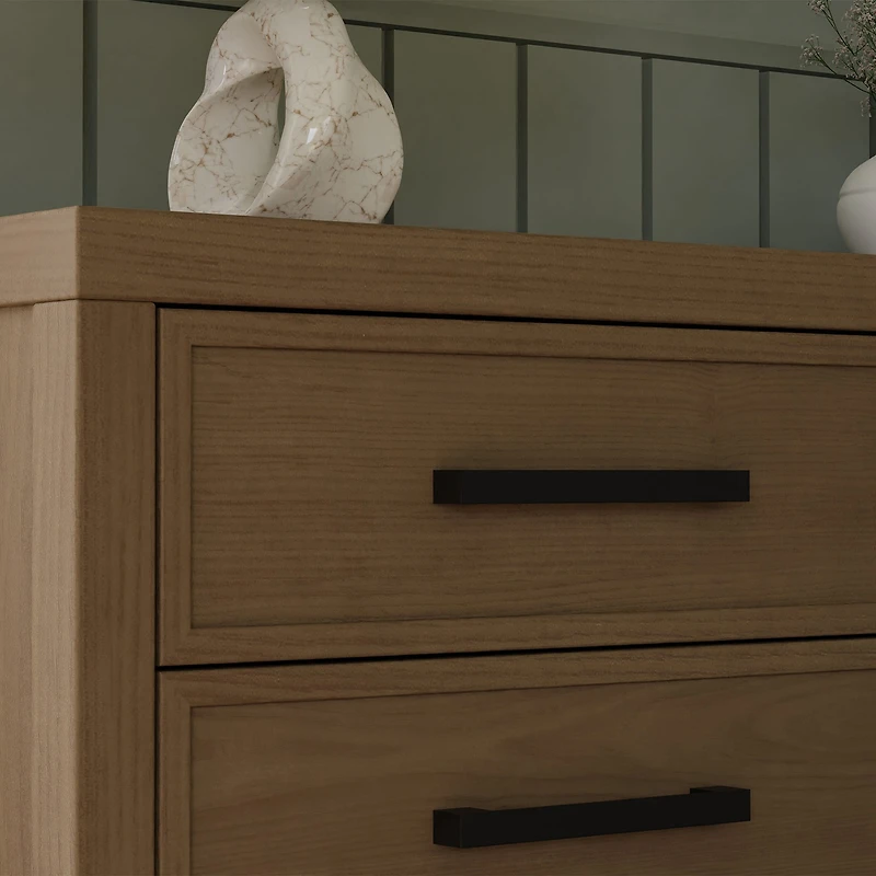 Newbern 6-Drawer Assembled Dresser - Driftwood