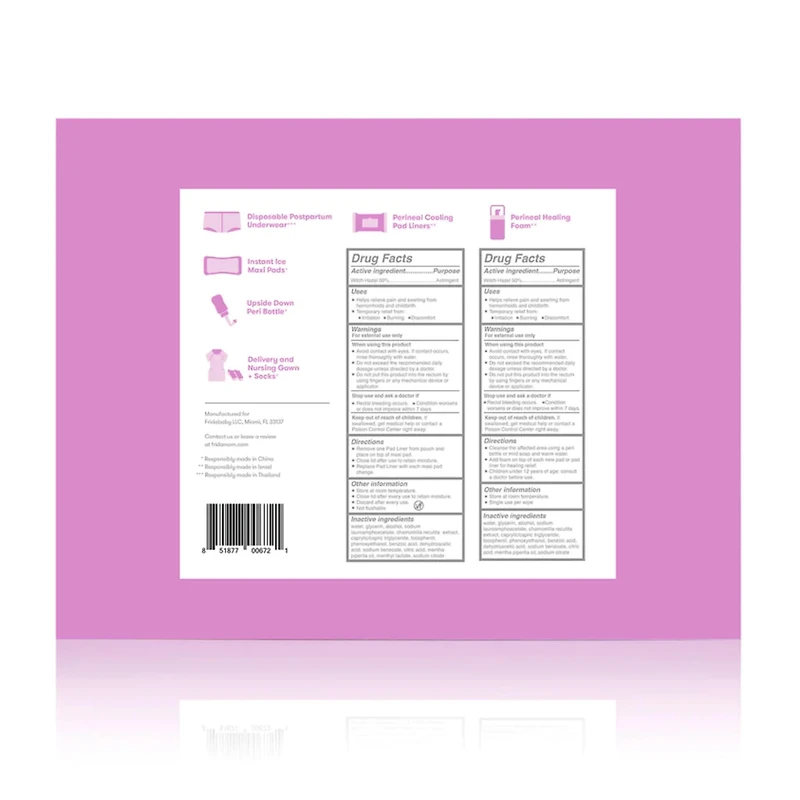 Labor and Delivery + Postpartum Recovery Kit