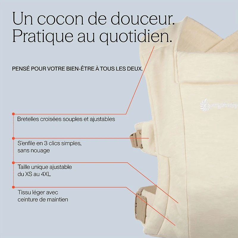 Embrace Cozy Newborn Carrier - Cream
