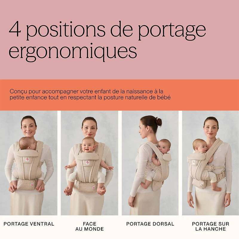 Porte-Bébé Omni Deluxe Mesh - Olive