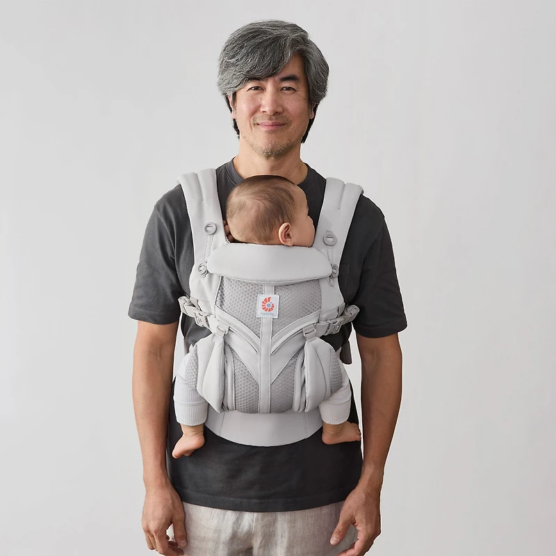 Porte-bébé Omni Classic Mesh - Gris Perle